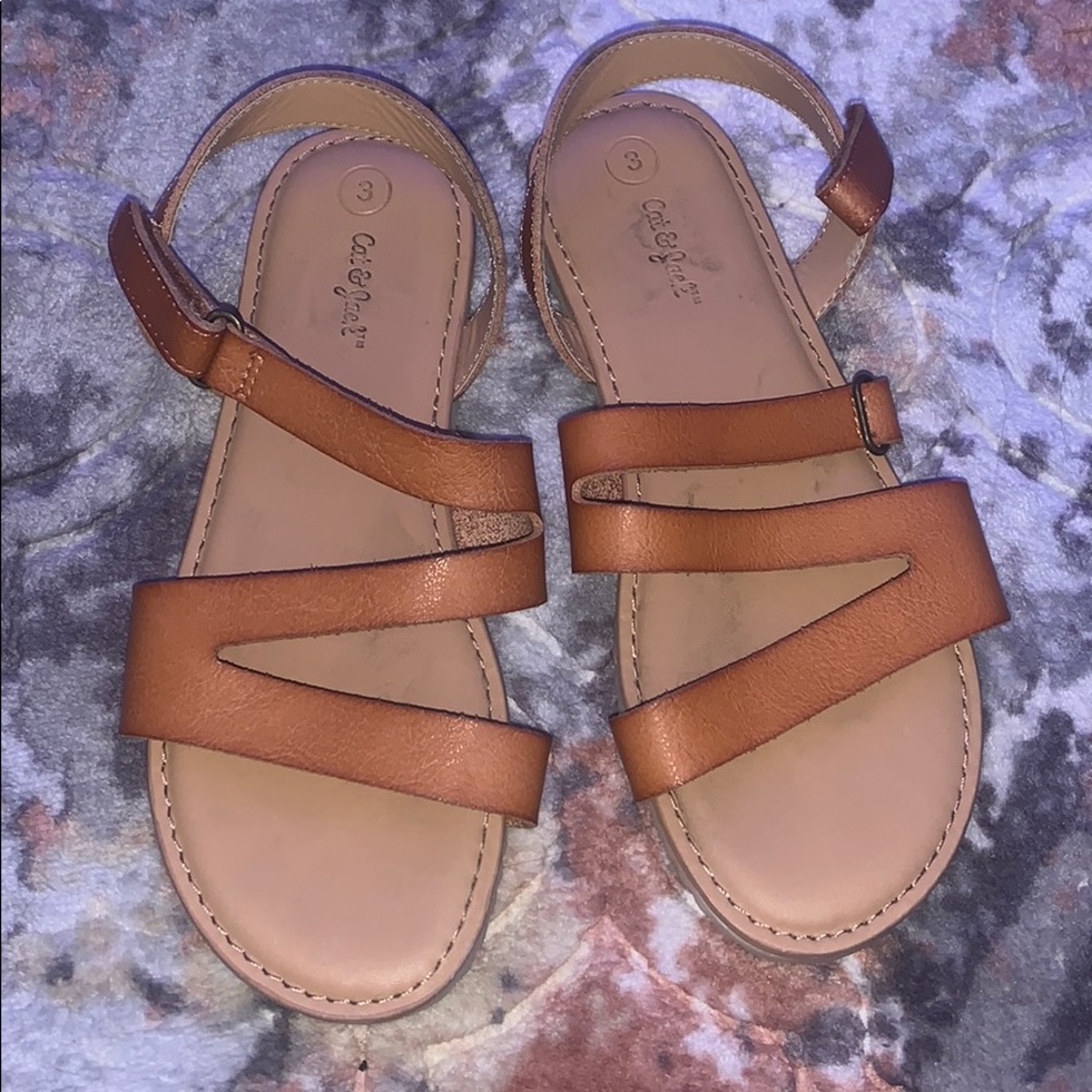 Sandals, size 3 in youth. Wore 3 times
